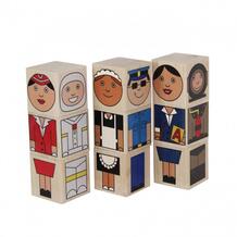 Деревянная игрушка Кубики Профессии Краснокамская игрушка 885915