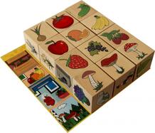 Деревянная игрушка Кубики Окружающий мир Краснокамская игрушка 885935