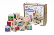 Деревянная игрушка Кубики Квартиры Краснокамская игрушка 885923