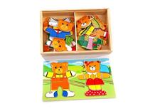 Деревянная игрушка Два медведя Мир деревянных игрушек 212604