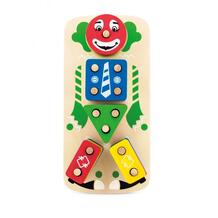 Деревянная игрушка Клоун Пирамидка Мир деревянных игрушек 73197