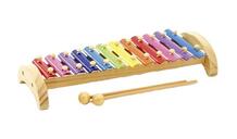 Музыкальный инструмент Ксилофон металлический 12 тонов Мир деревянных игрушек 212298