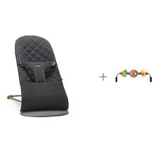 Кресло-шезлонг Bliss Cotton и Подвеска Balance для кресла-качалки BabyBjorn 731057