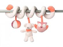 Подвесная игрушка Toy spiral Adele & Valentine Слоник и Мышка Nattou 550901