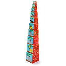 Развивающая игрушка Кубики Stacking Tower Animals of the world Scratch 528096