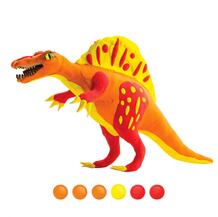 Развивающая игрушка Конструктор + лепка Спинозавр Robotime 813922