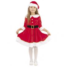 Карнавальный костюм Мисс Санта Новогодняя сказка Пуговка 801240