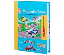 Развивающая игрушка игра Веселый транспорт 77 деталей Magnetic Book 683075