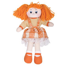 Мягкая игрушка Кукла Апельсинка в клетчатом платье Gulliver 32394