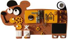 Деревянная игрушка Игры Монтессори Бизиборд Пёс Нумикон 856576