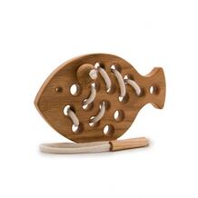 Деревянная игрушка шнуровка Рыбка Rodent kids 790206