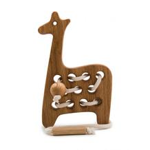 Деревянная игрушка шнуровка Жирафик Rodent kids 790194
