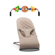 Кресло-шезлонг Balance Bliss Cotton с игрушкой для кресла-качалки BabyBjorn 320564