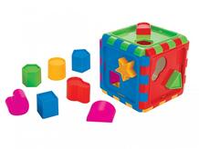 Сортер Сборной куб с геометрическими фигурами Shape Sortet Cube Pilsan 553946