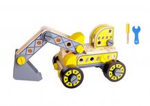 Деревянная игрушка Конструктор Экскаватор Tooky Toy 633859