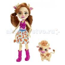 Кукла с питомцем Коровка Кэйли 15 см Enchantimals 616803