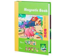 игра Живность тогда и теперь 87 деталей Magnetic Book 683074