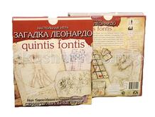 Настольная игра Загадка леонардо Quintis Fontis пятый ключ Правильные игры 68962