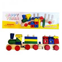 Деревянная игрушка Поезд QiQu Wooden Toy Factory 145607