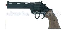 Игрушечное оружие Револьвер Police на 12 пистонов черный Gonher 237853