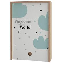 Деревянная подарочная коробка Memory Box Welcome to the World 38х25х10 см Акушерство 639237