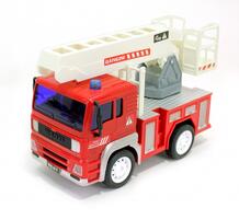 Машина на радиоуправлении грузовик - пожарный с выдвижным краном Drift 659303