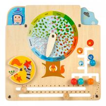 Деревянная игрушка Бизиборд Календарь природы Игрушки из дерева 691544