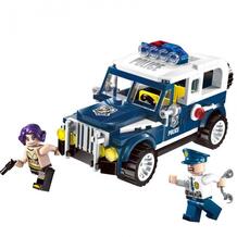 Police 2 фигурки: полицейский и бандитка (149 деталей) Enlighten Brick 774244
