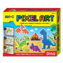 Аква мозаика из пикселей "Динозавры" 12/24 AMOS 813529