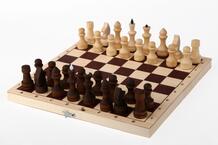 Ладья Шахматы обиходные парафинированные 29х14.5 см Орловская Ладья 901234