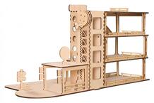 Деревянная игрушка Автопаркинг За рулем четырехэтажный Kett-Up 897383