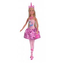 Кукла Штеффи в платье с принтом Единорог 29 см SIMBA 826246