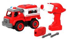Конструктор Набор пластмассовых деталей Пожарный грузовик с пультом ДУ Shantou Bhs Toys 821471