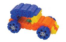 Конструктор Машины Радуга Junior Starter Rainbow 12 Vehicle Set 140 деталей Morphun 378484