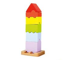 Деревянная игрушка Цветная башня Bino 338300