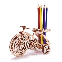 Механический 3D-пазл Велосипед-визитница Wood Trick 807676
