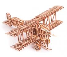 Механический 3D-пазл Самолет Wood Trick 807919