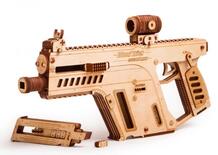 Механический 3D-пазл Штурмовая винтовка Wood Trick 807967