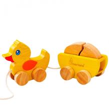 Каталка-игрушка Утка с яйцом Mertens 144991