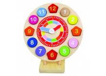 Деревянная игрушка Пазл-вкладыш Часы Bino 338250