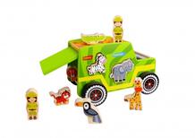 Деревянная игрушка Джип Сафари Tooky Toy 565916