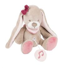 Мягкая игрушка Musical Soft toy Mini Nina Jade & Lili Кролик музыкальная 22 см Nattou 551991