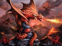 Стерео пазл Огненный дракон Prime 3D 713683
