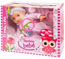 Кукла-пупс Bambina Bebe с аксессуарами 42 см Dimian 869532