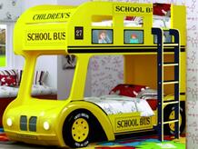 Подростковая кровать двухъярусная Compact автобус Школьный Red River 830111
