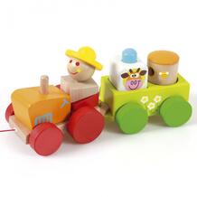 Деревянная игрушка Трактор Чарли Scratch 138005