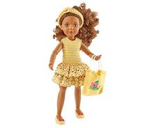Кукла Джой в летнем желтом наряде 23 см Kruselings 844631