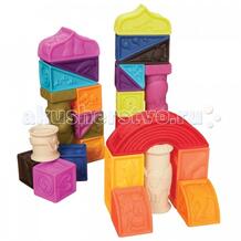 Развивающая игрушка B.Dot Набор кубиков и других форм Elemnosqueeze Battat 83536