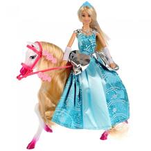 Кукла Снежная принцесса с лошадью 29 см София и Алекс 812978