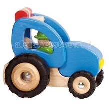 Деревянная игрушка Машинка Трактор goki 74476